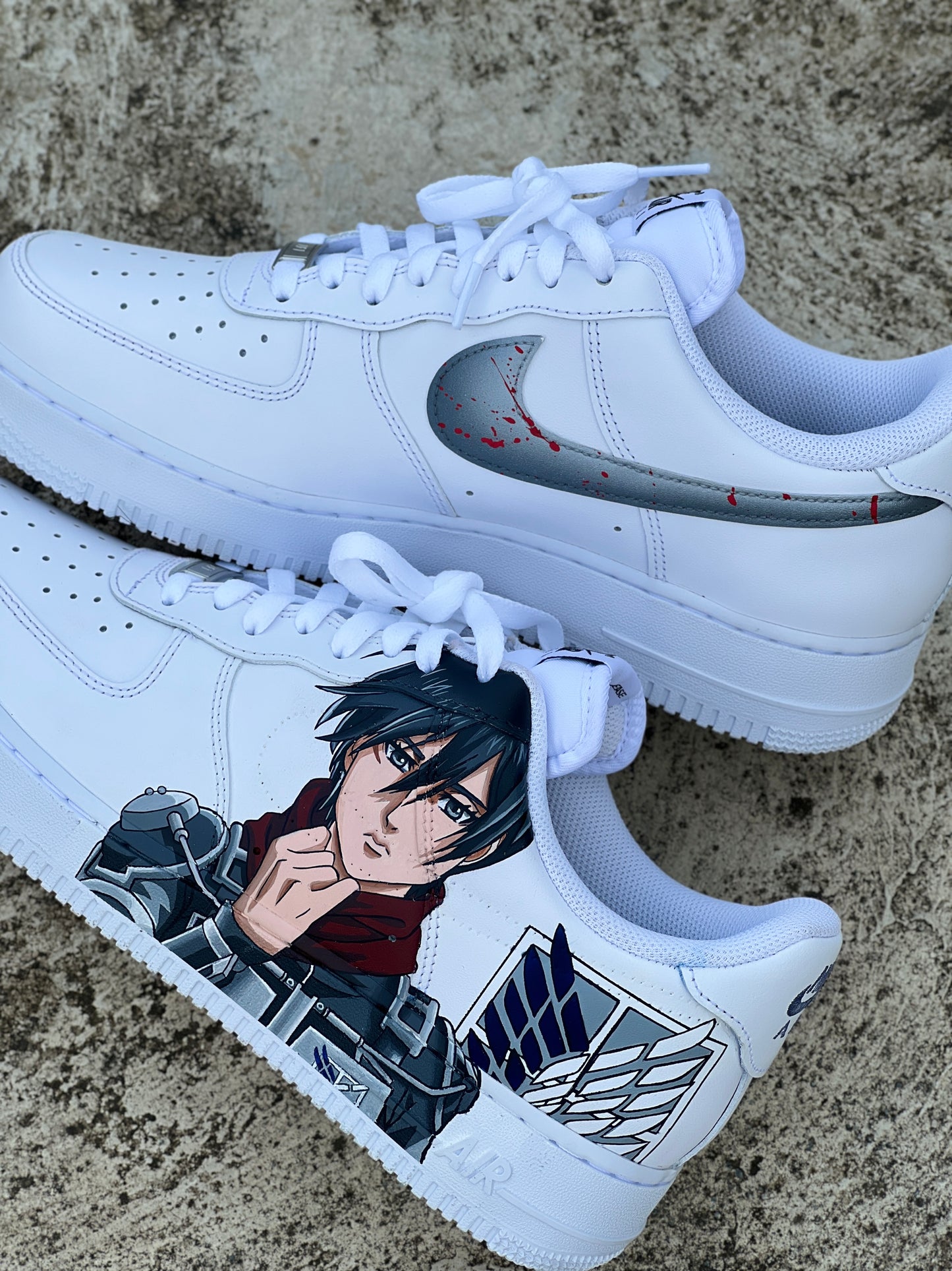 Air force One Eren Jeager & Mikasa Ackerman