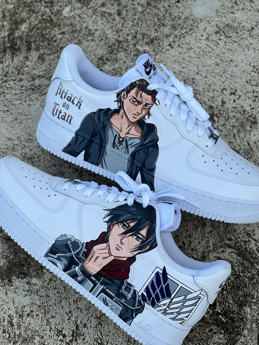 Air force One Eren Jeager & Mikasa Ackerman