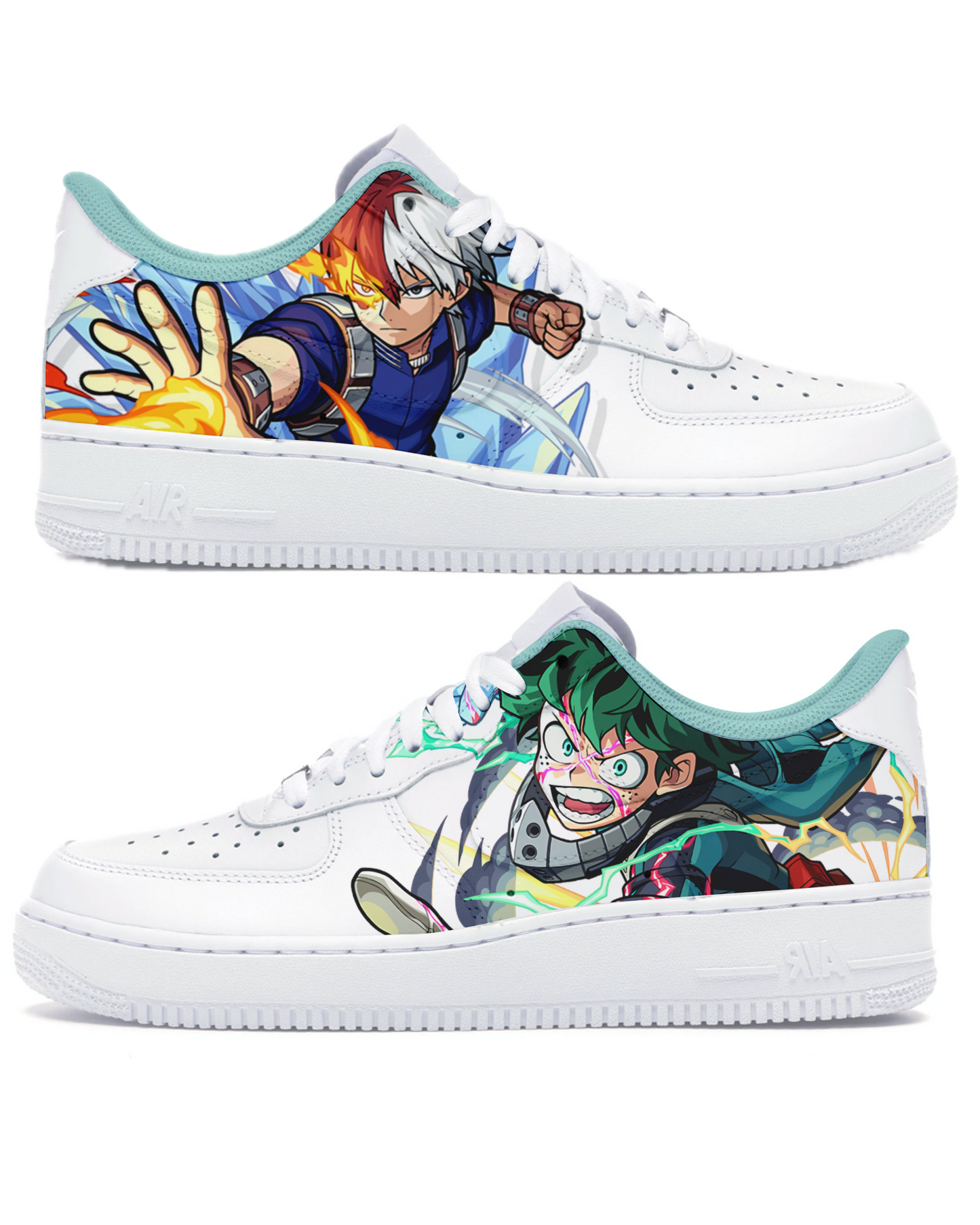 Air force One Shoto Todoroki vs Izuku Midoriya